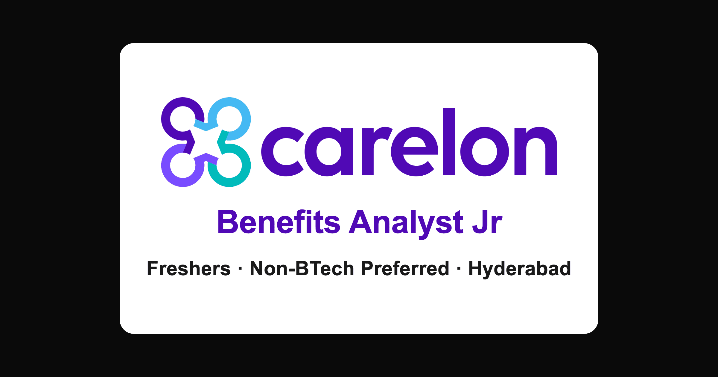 Carelon Benefit Analyst Fresher Job 2026: Non-BTech Graduates Preferred, Hyderabad