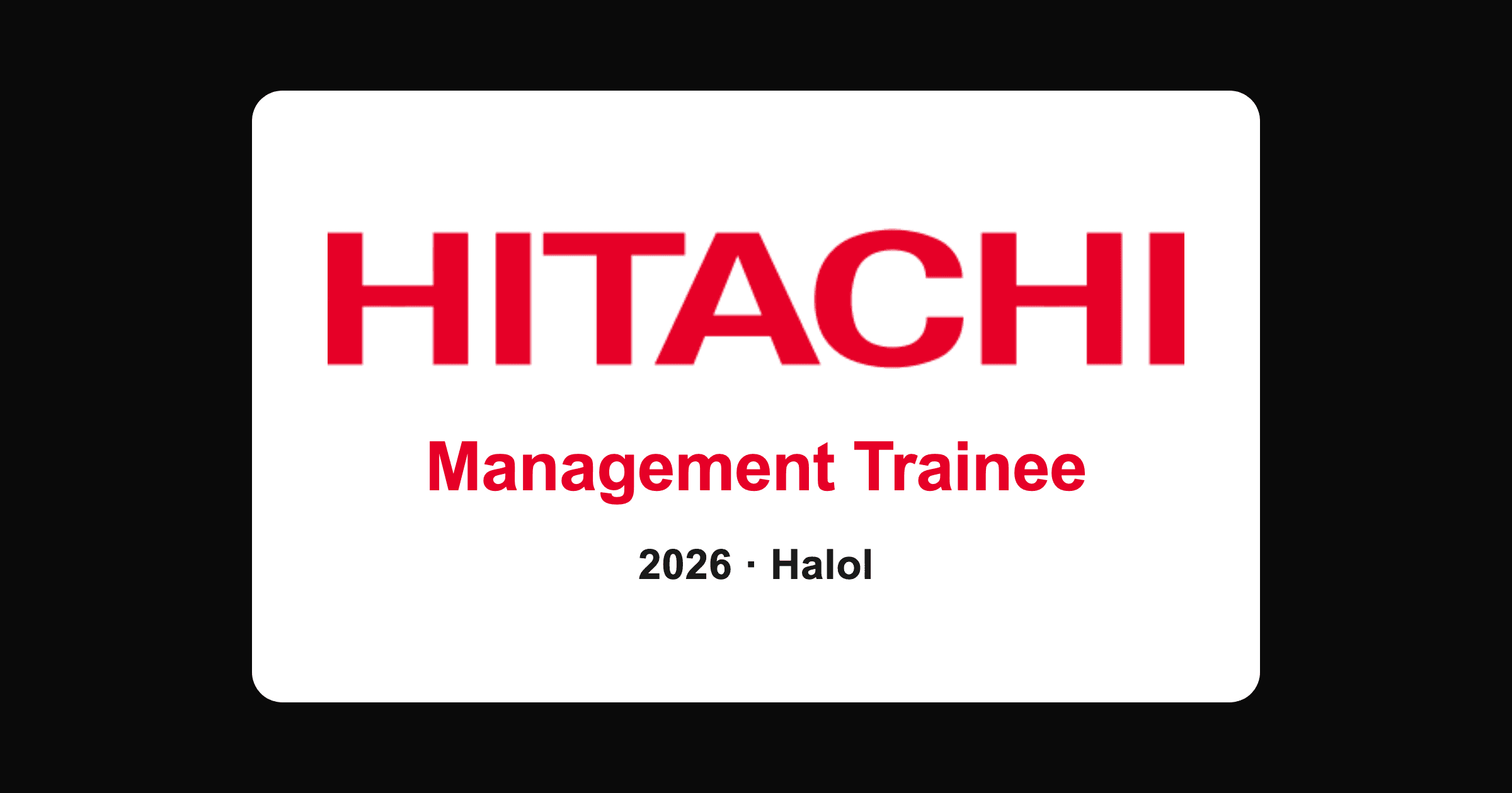 Hitachi Energy Management Trainee 2026: Graduate Jobs in Halol for Freshers