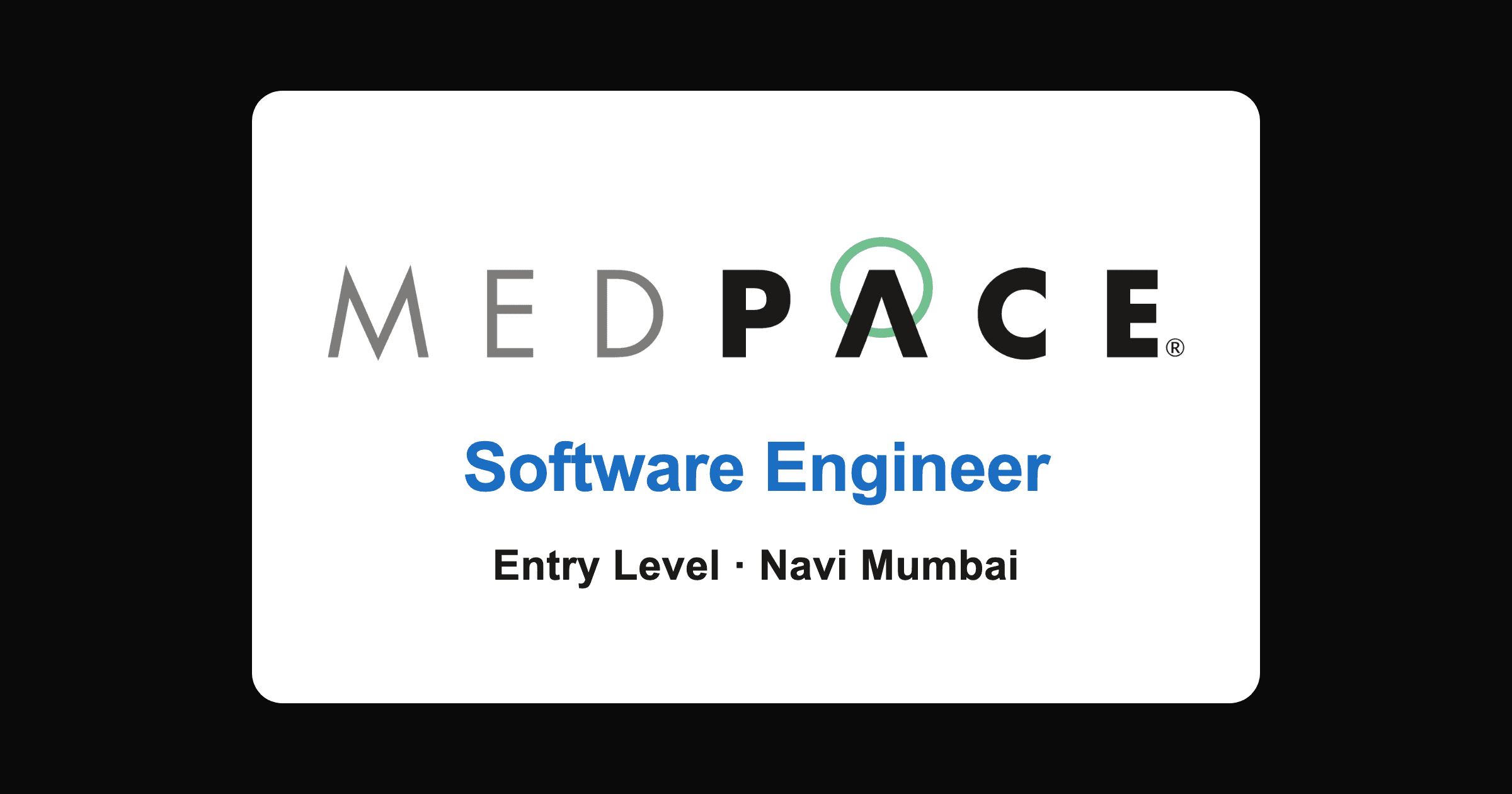 Medpace Software Engineer Entry Level Jobs in Navi Mumbai 2026