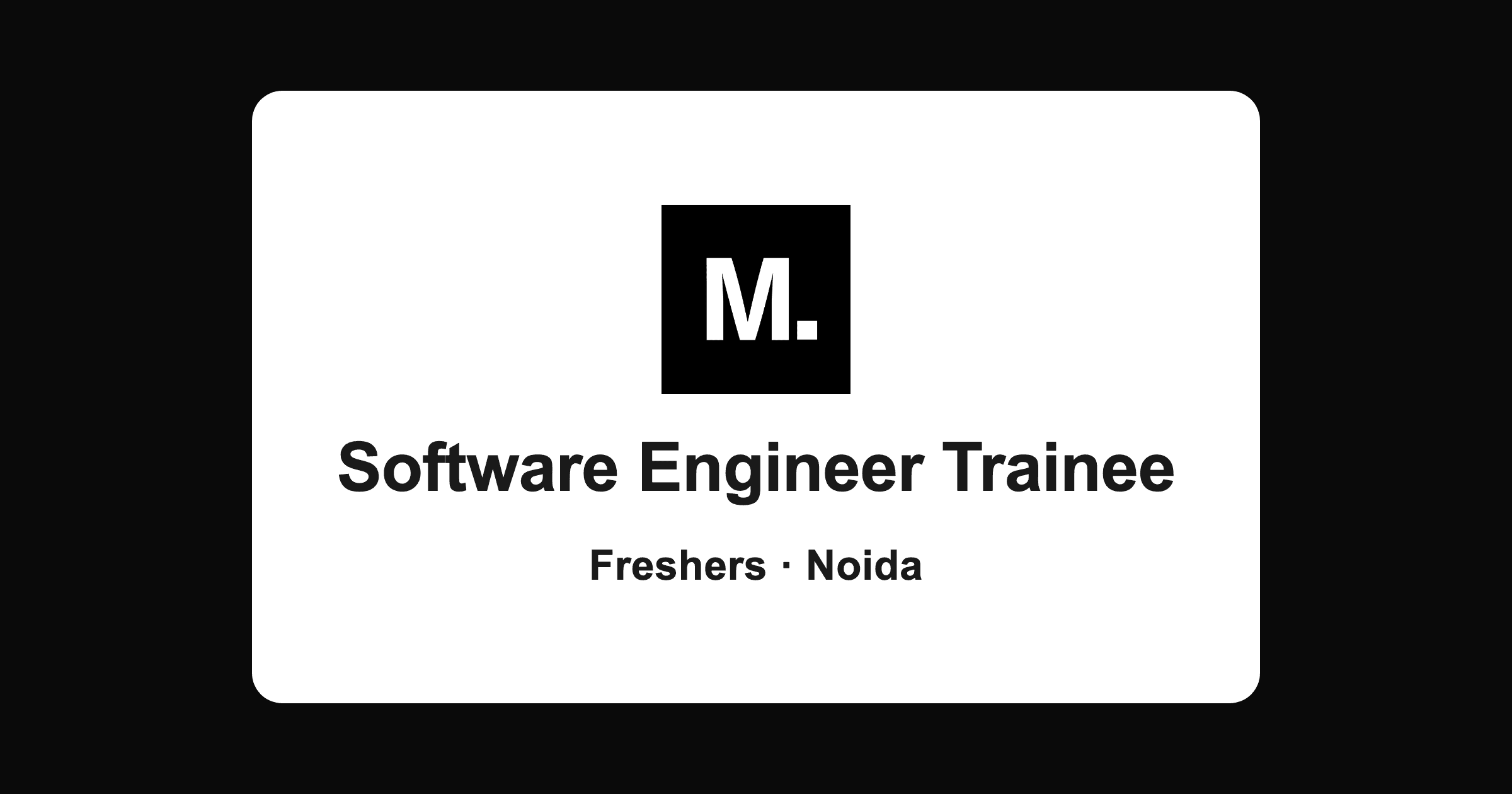 Monotype Software Engineer Trainee 2026: C and embedded displays in Noida